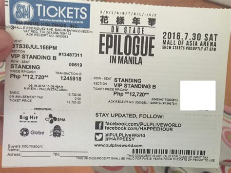 bts vip concert ticket price in philippines